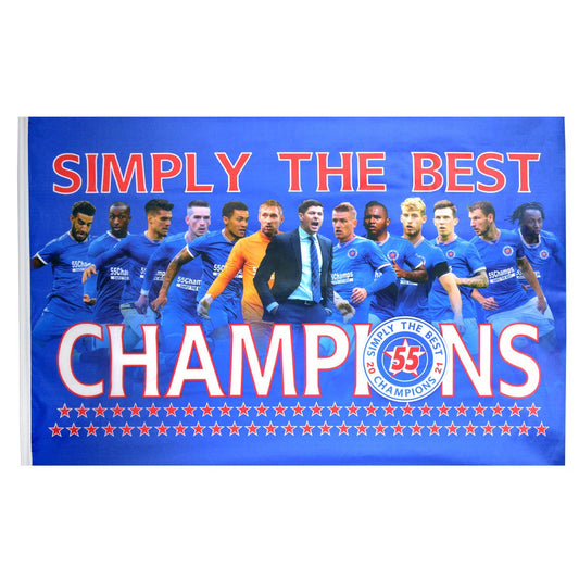 Rangers Champions 55 - Large Flag