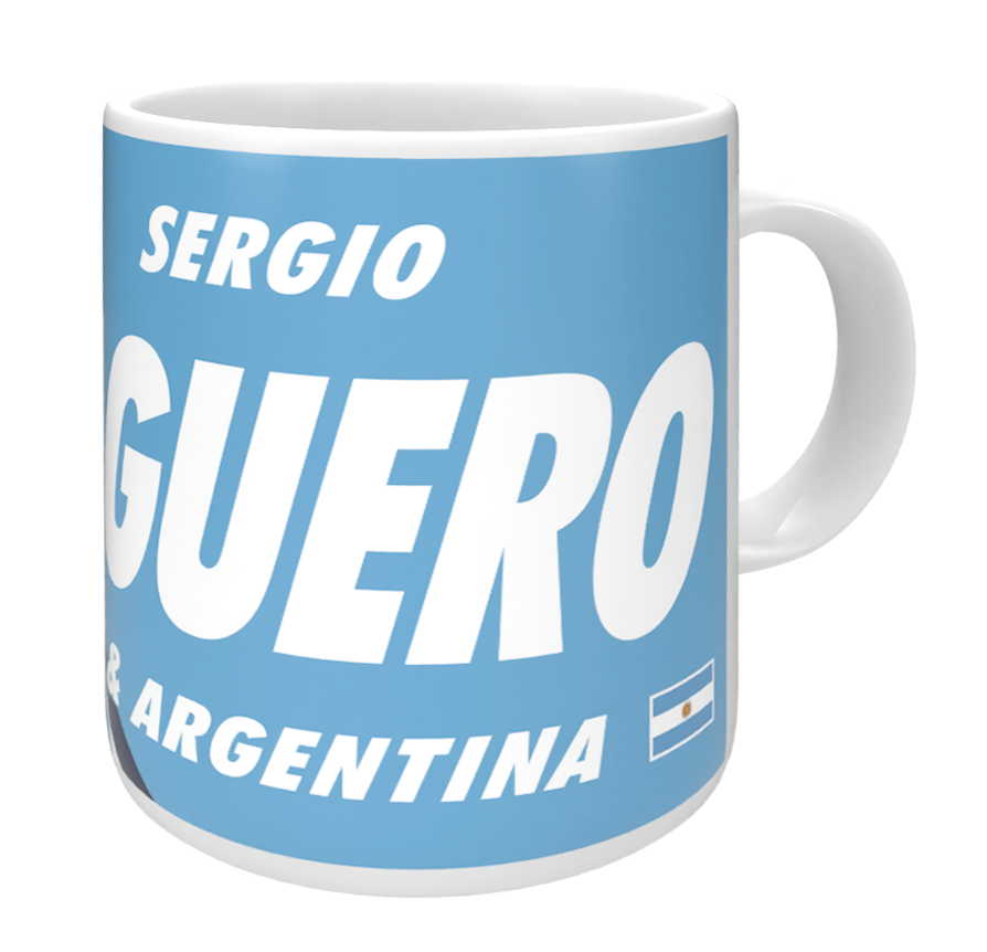 Sergio Aguero Manchester City Mug