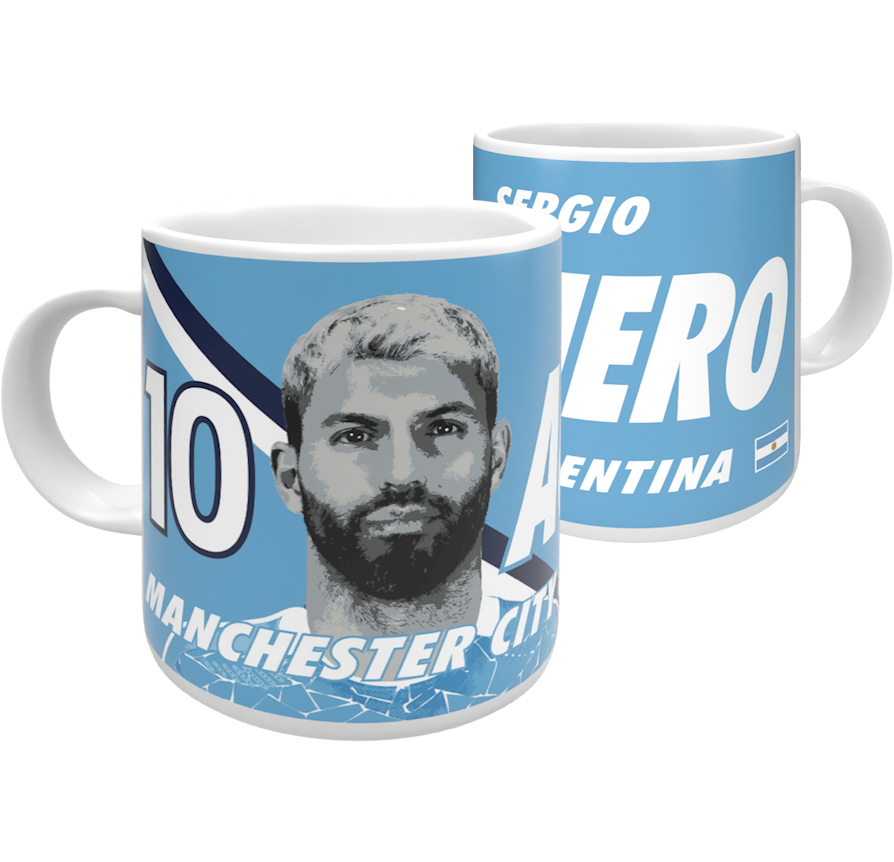 Sergio Aguero Manchester City Mug