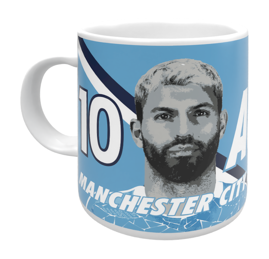 Sergio Aguero Manchester City Mug