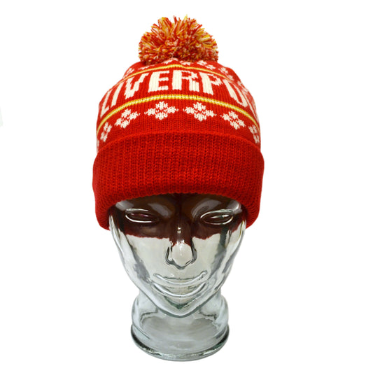 Liverpool Red Bobble Hat