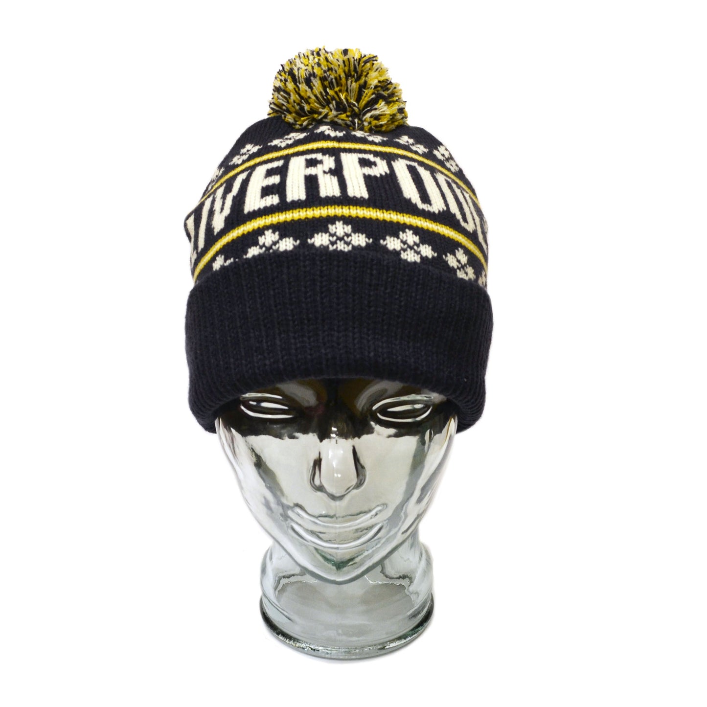 Liverpool Navy Bobble Hat