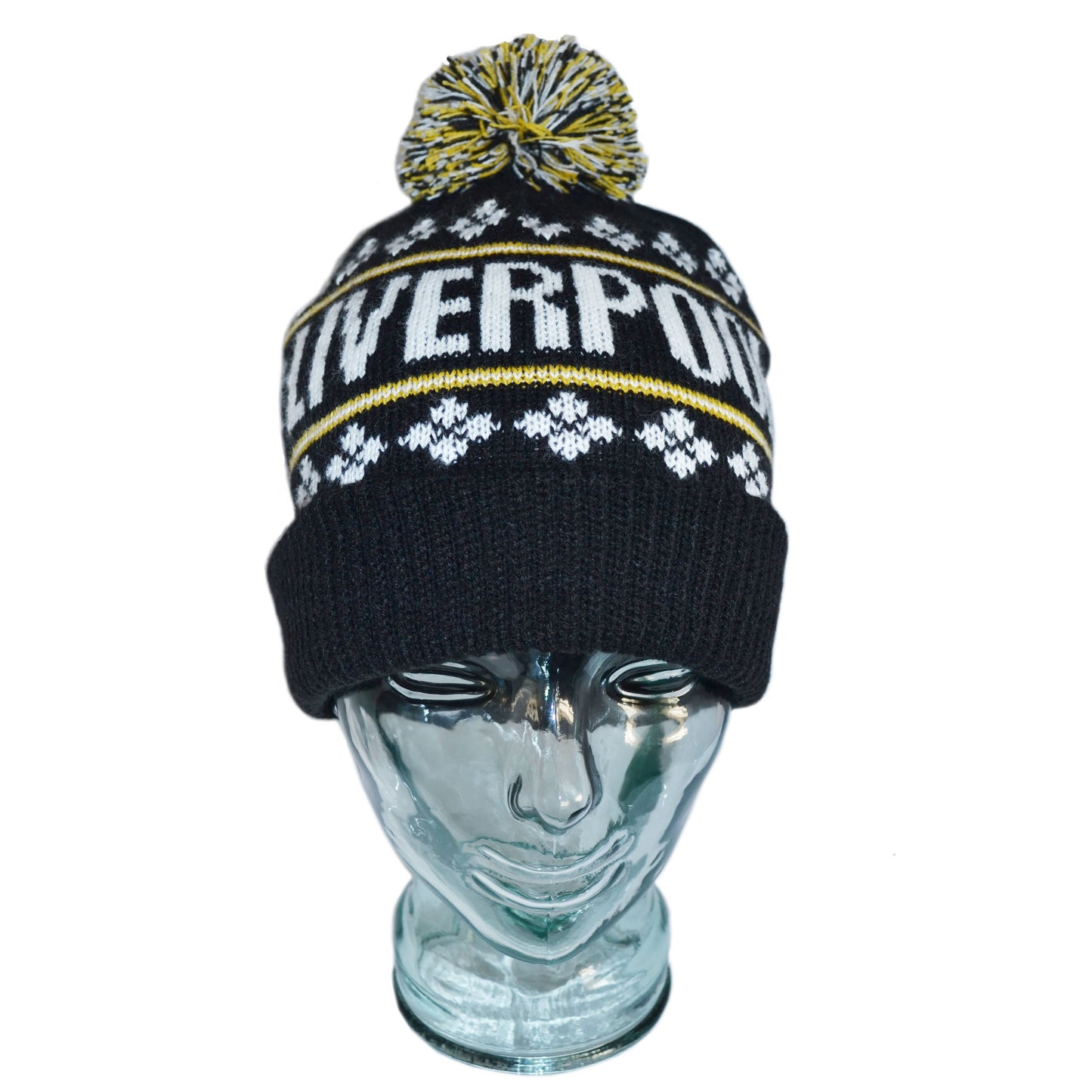 Liverpool Black Bobble Hat