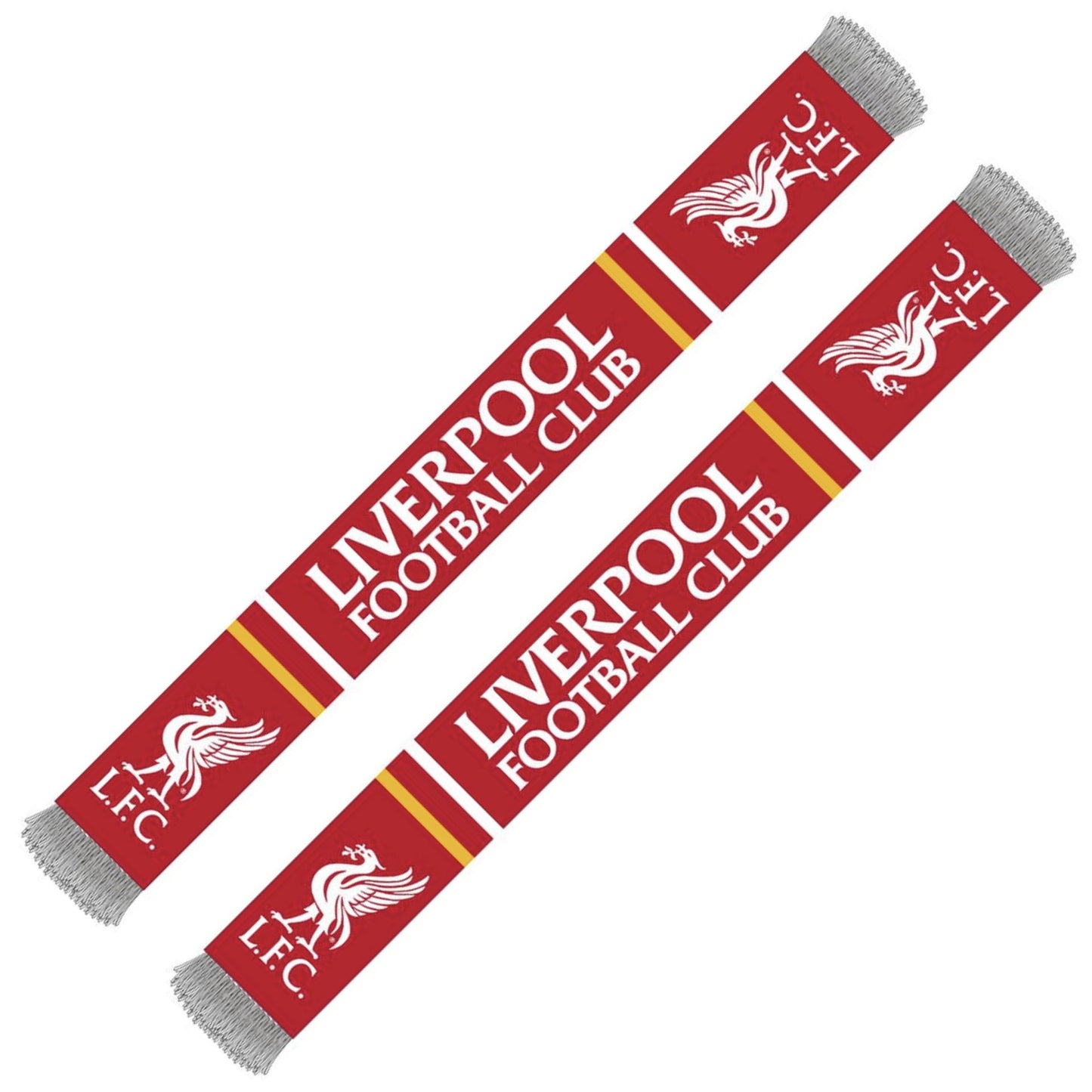 Liverpool FC Jacquard Scarf Football Club-Red-Bird