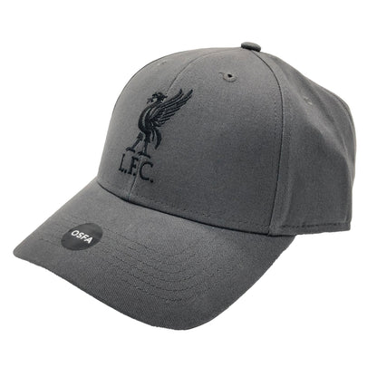 LFC Cap Charcoal w/ Raised Black Embroidered Logo