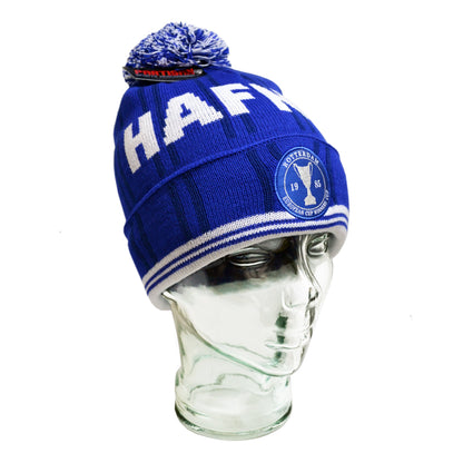 Hafnia Blue Bobble Hat