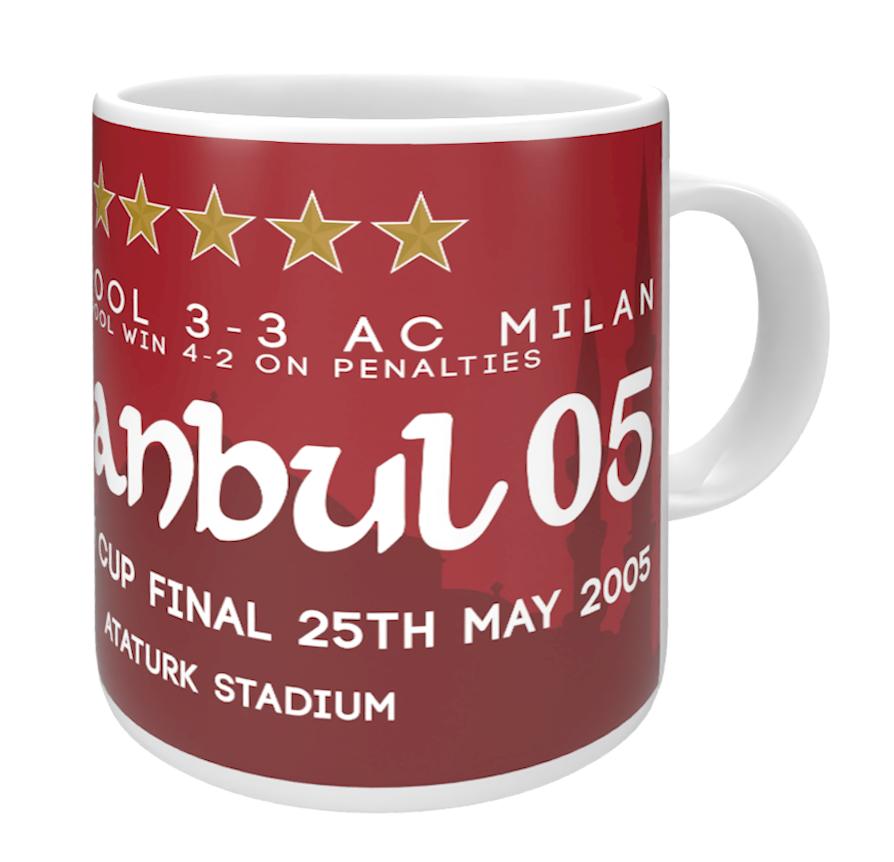 Istanbul 2005 Programme Liverpool Mug