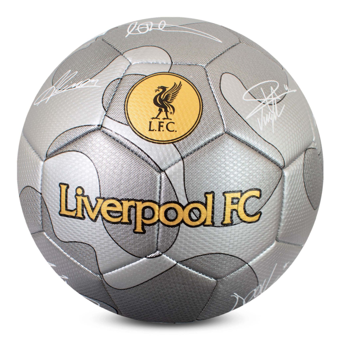 LFC Signature Ball Silver Camo 32 Panel Red/Gold Size 5