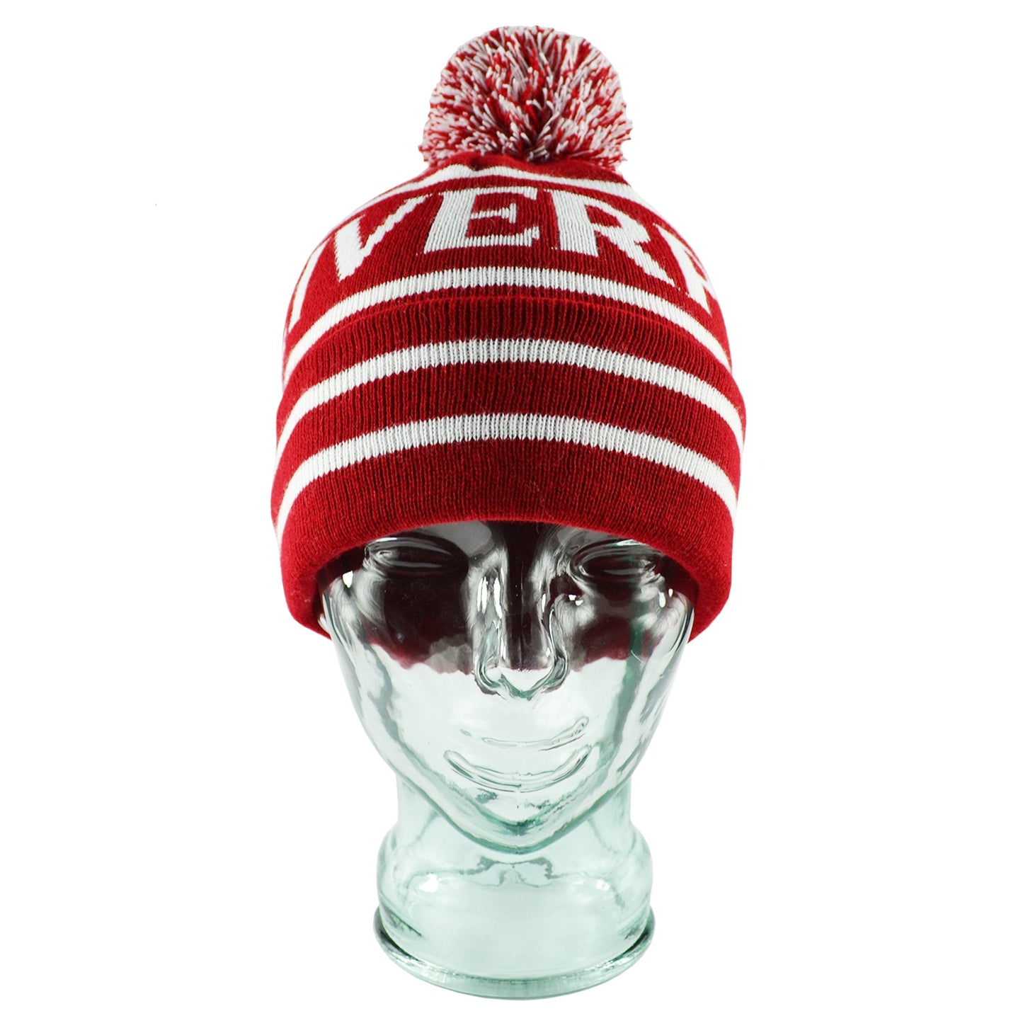 Red & White Liverpool Bobble Hat