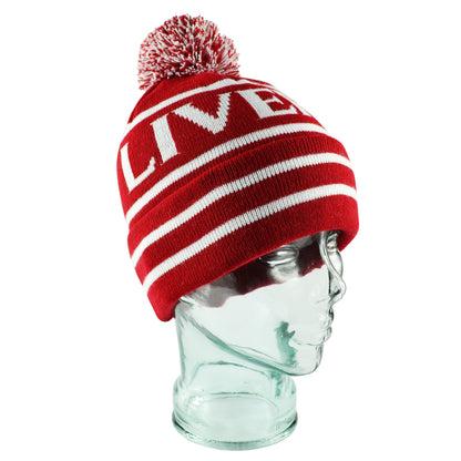 Red & White Liverpool Bobble Hat