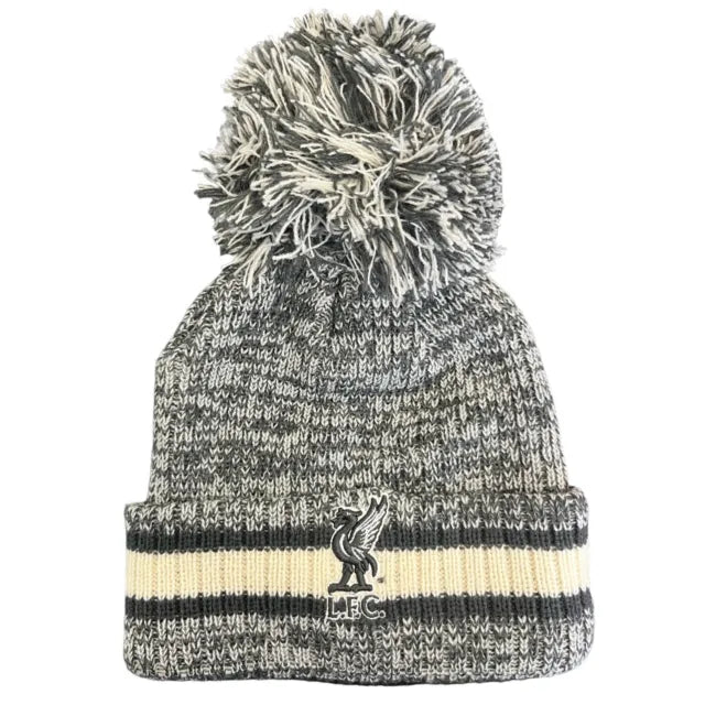 LFC Mass Slope Womens Bobble Hat Charcoal Grey