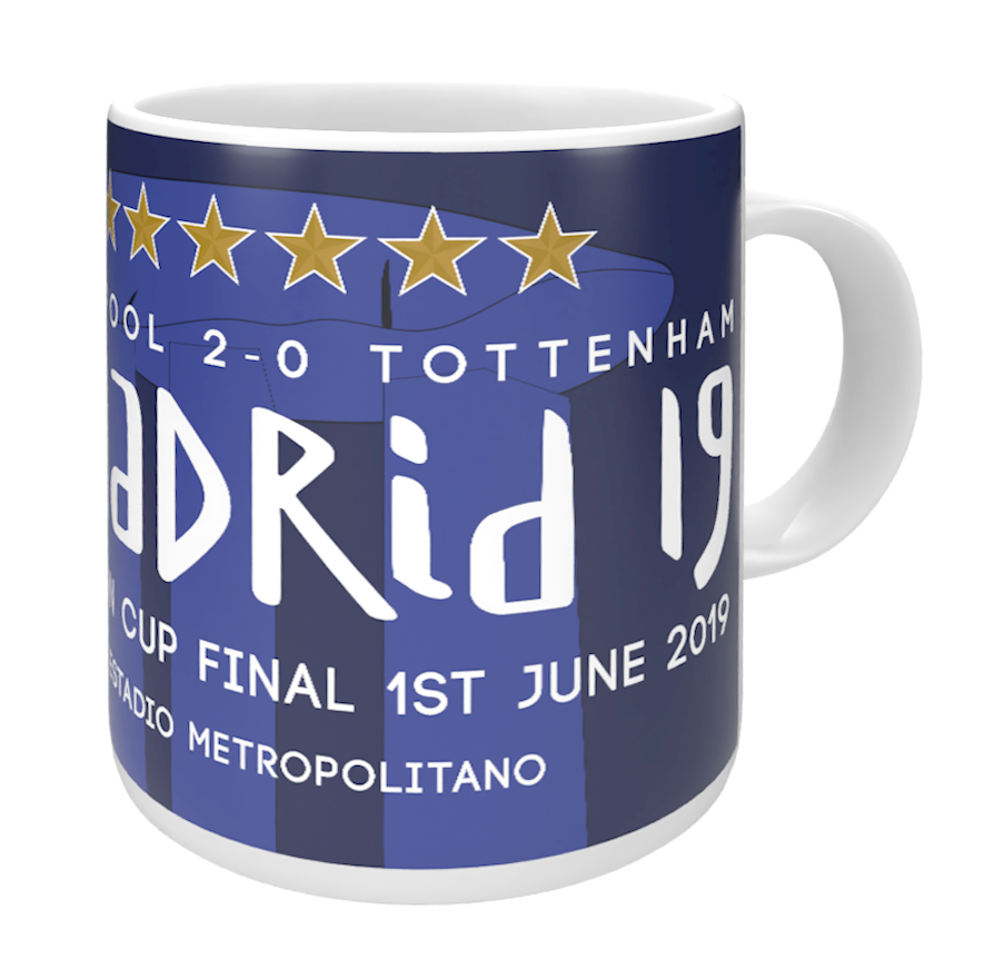 Madrid 2019 Programme Liverpool Mug