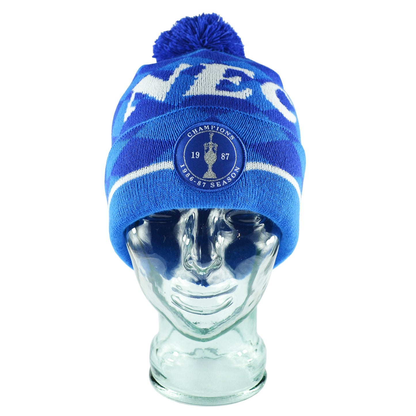 Nec Blue Bobble Hat