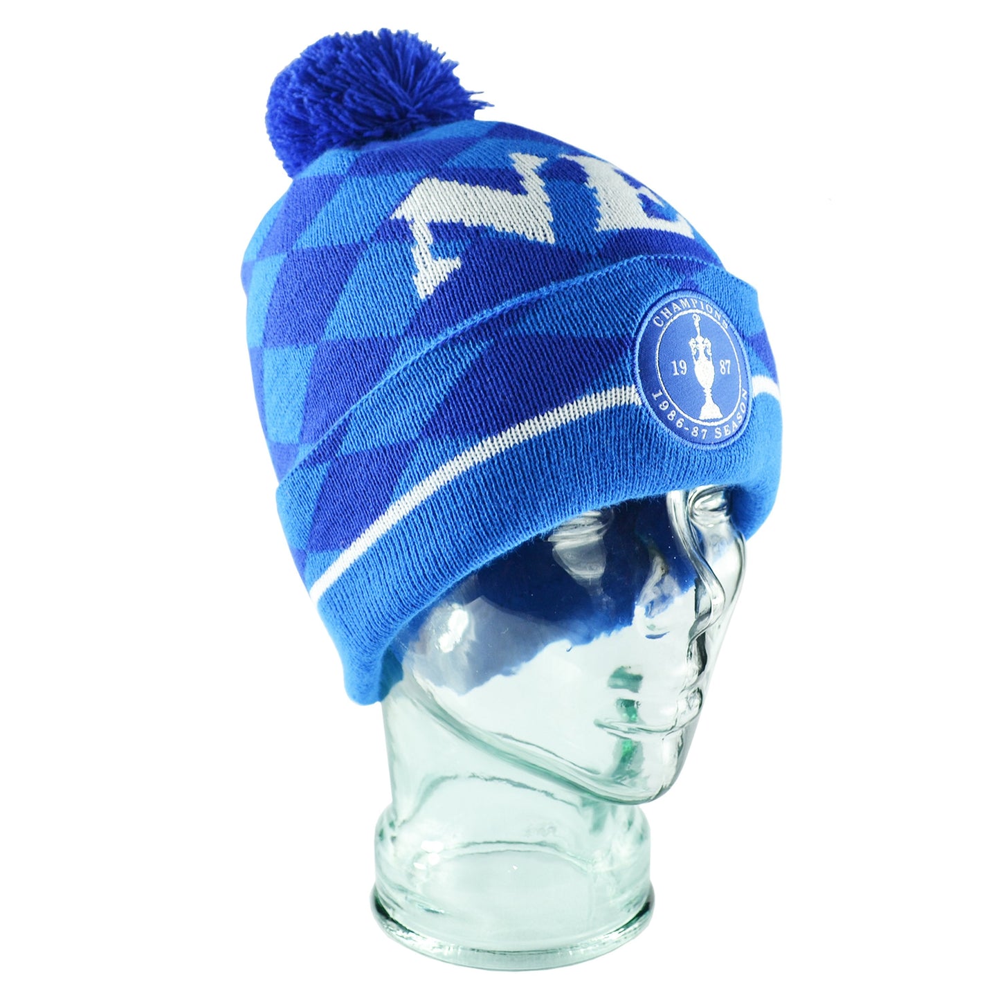 Nec Blue Bobble Hat