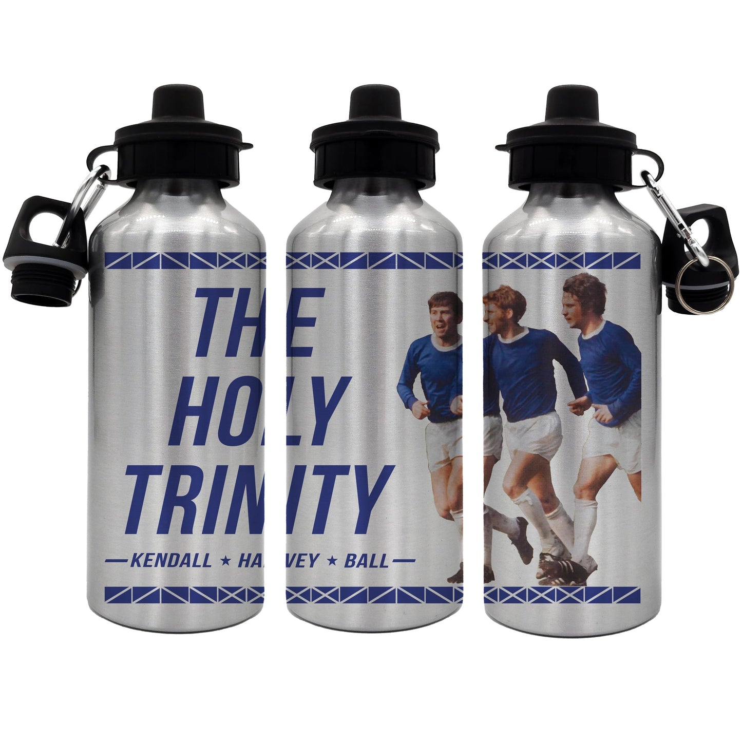 Holy Trinity 2-Lid Aluminium Water Bottle 600ml Silver