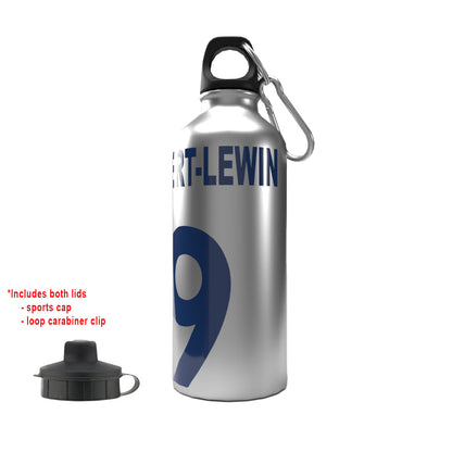 Calvert-Lewin 2-Lid Aluminium Water Bottle 600ml Silver