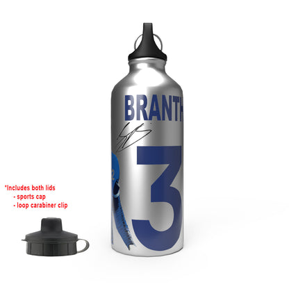 Branthwaite 2-Lid Aluminium Water Bottle 600ml Silver