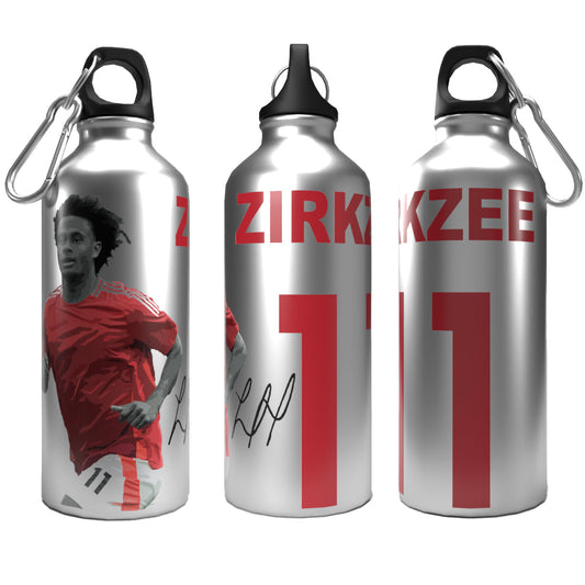 Zirkzee 2-Lid Aluminium Water Bottle Silver