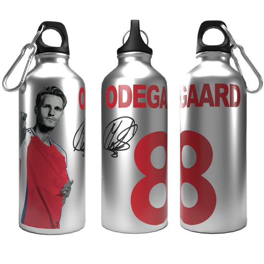 Odegaard 2-Lid Aluminium Water Bottle Silver