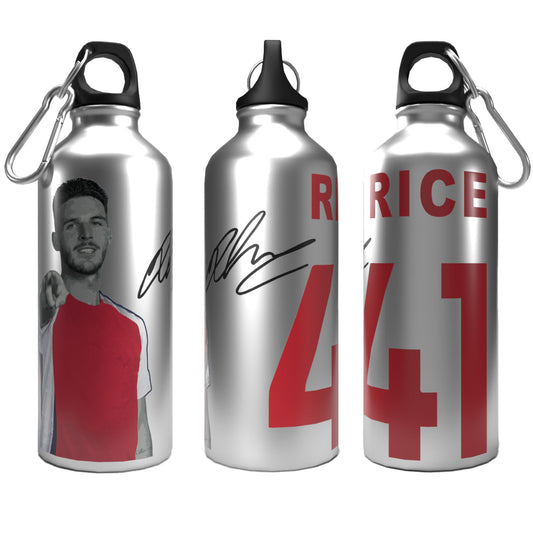 Rice 2-Lid Aluminium Water Bottle Silver