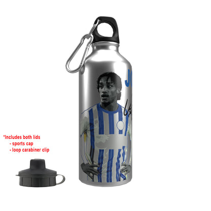 Joao Pedro Brighton 2-Lid Aluminium Water Bottle Silver