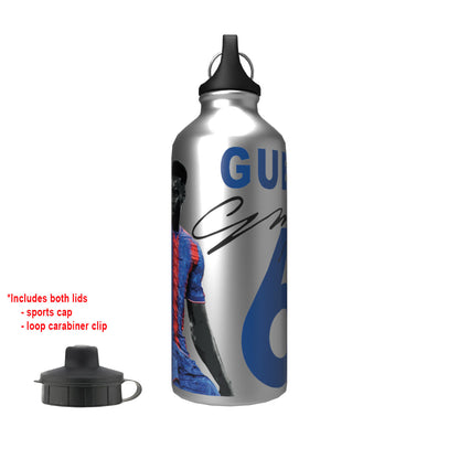 Guehi Palace 2-Lid Aluminium Water Bottle Silver