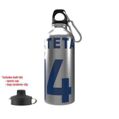 Mateta Palace 2-Lid Aluminium Water Bottle Silver