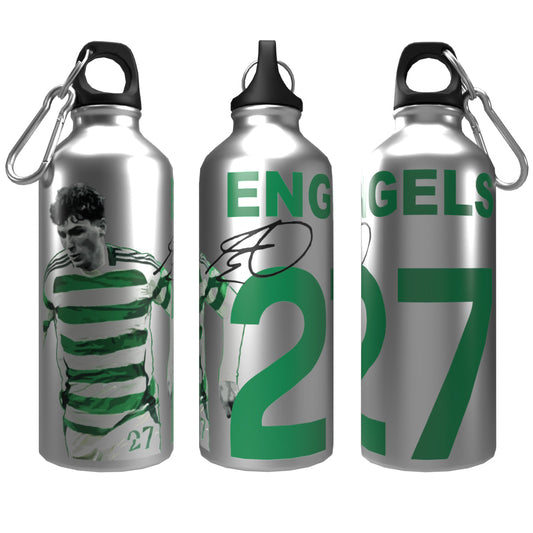 Engels Celts 2-Lid Aluminium Water Bottle Silver