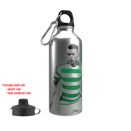 Johnston Celts 2-Lid Aluminium Water Bottle Silver