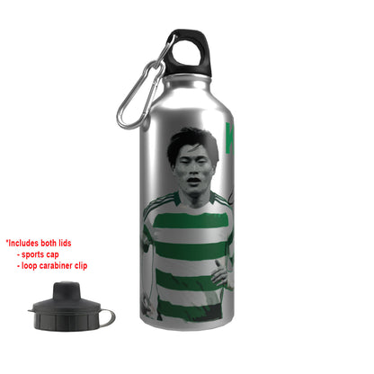 Kyogo Celts 2-Lid Aluminium Water Bottle Silver