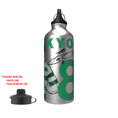 Kyogo Celts 2-Lid Aluminium Water Bottle Silver