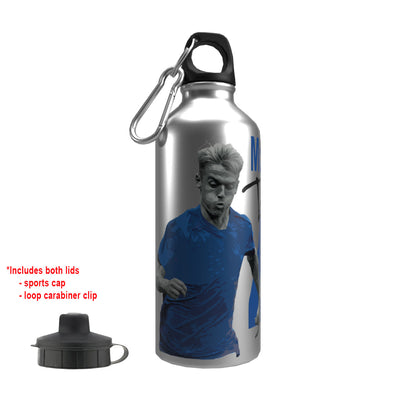 McCausland Rangers 2-Lid Aluminium Water Bottle Silver