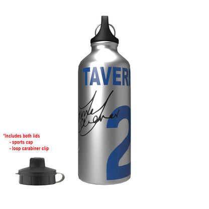 Tavernier Rangers 2-Lid Aluminium Water Bottle Silver