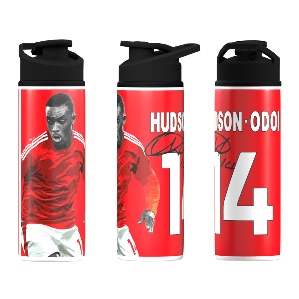 Hudson-Odoi Big Mouth Bottle-White