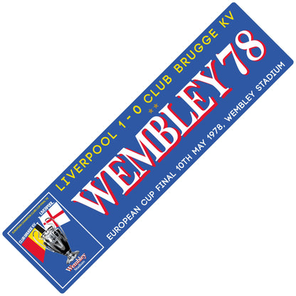 Wembley 78 Programme - Bar Runner/Desk Mat