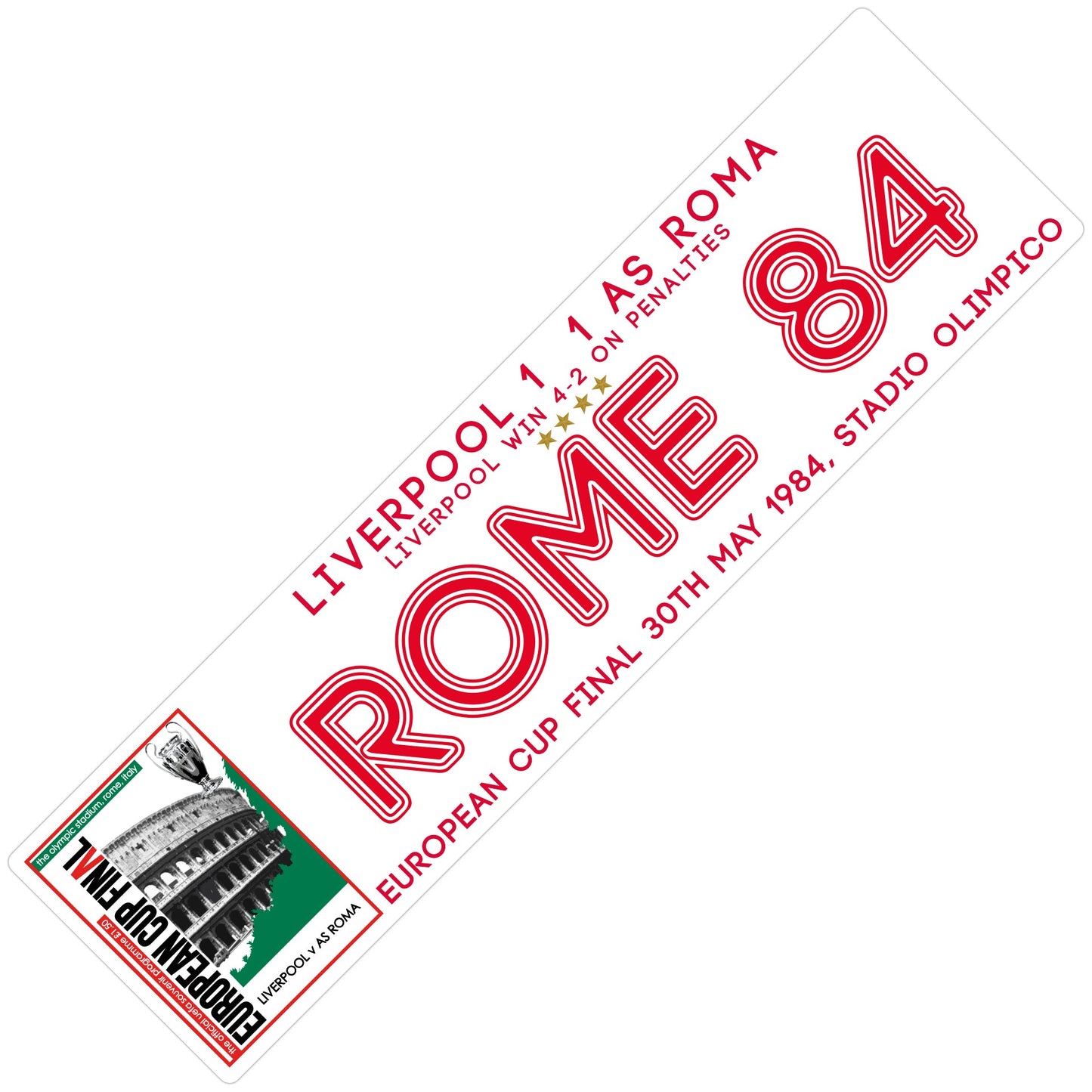 Rome 84 Programme - Bar Runner/Desk Mat