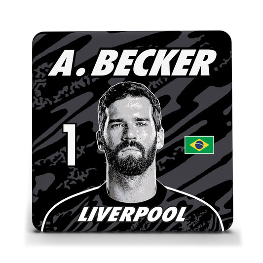 Alisson Liverpool Coaster-95mm