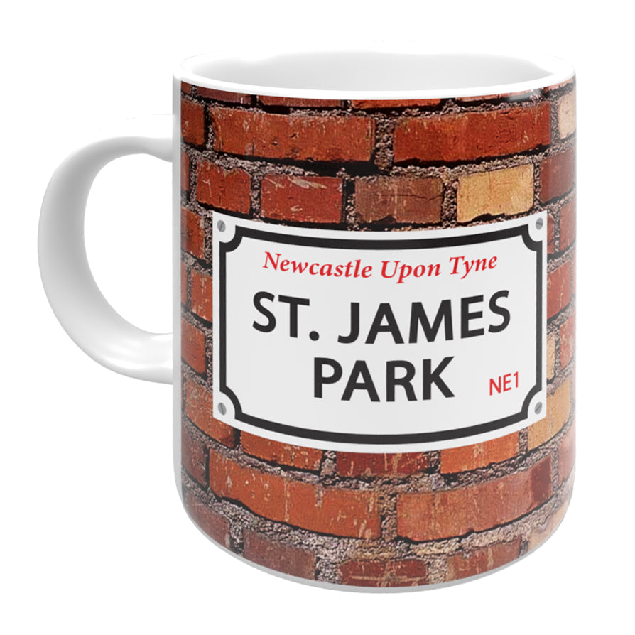 St. James Park Street Sign Mug