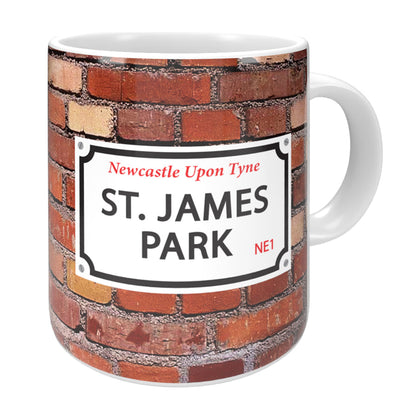 St. James Park Street Sign Mug