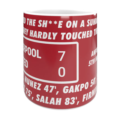 Liverpool 7-0 United Mug