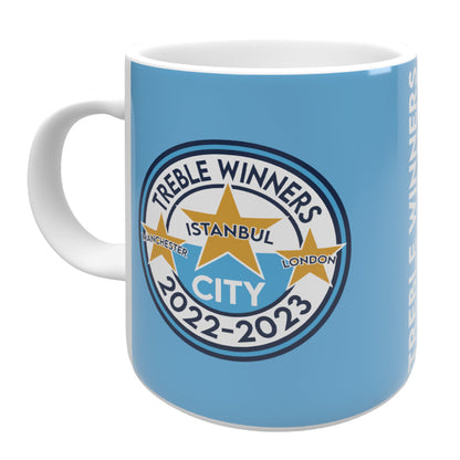 City Treble Winners 22-23 Logo Mug