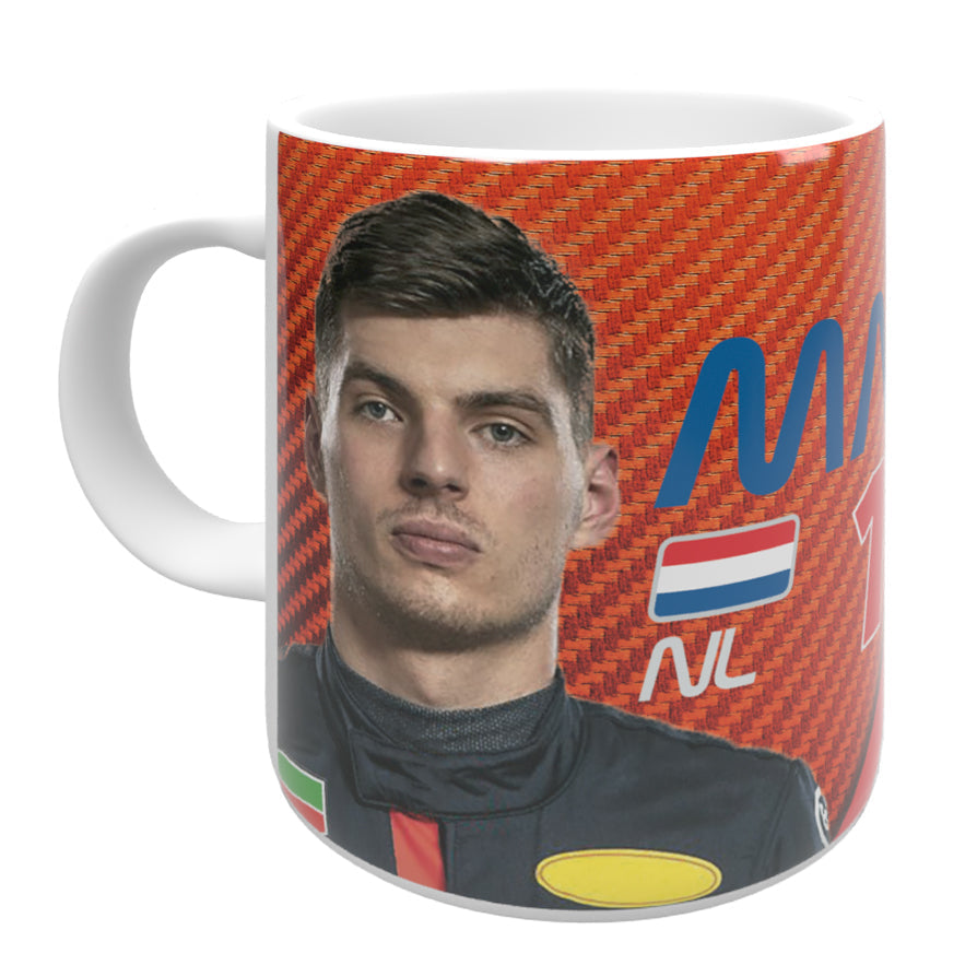 Max 3-Time World Champion 2023 Mug - Orange