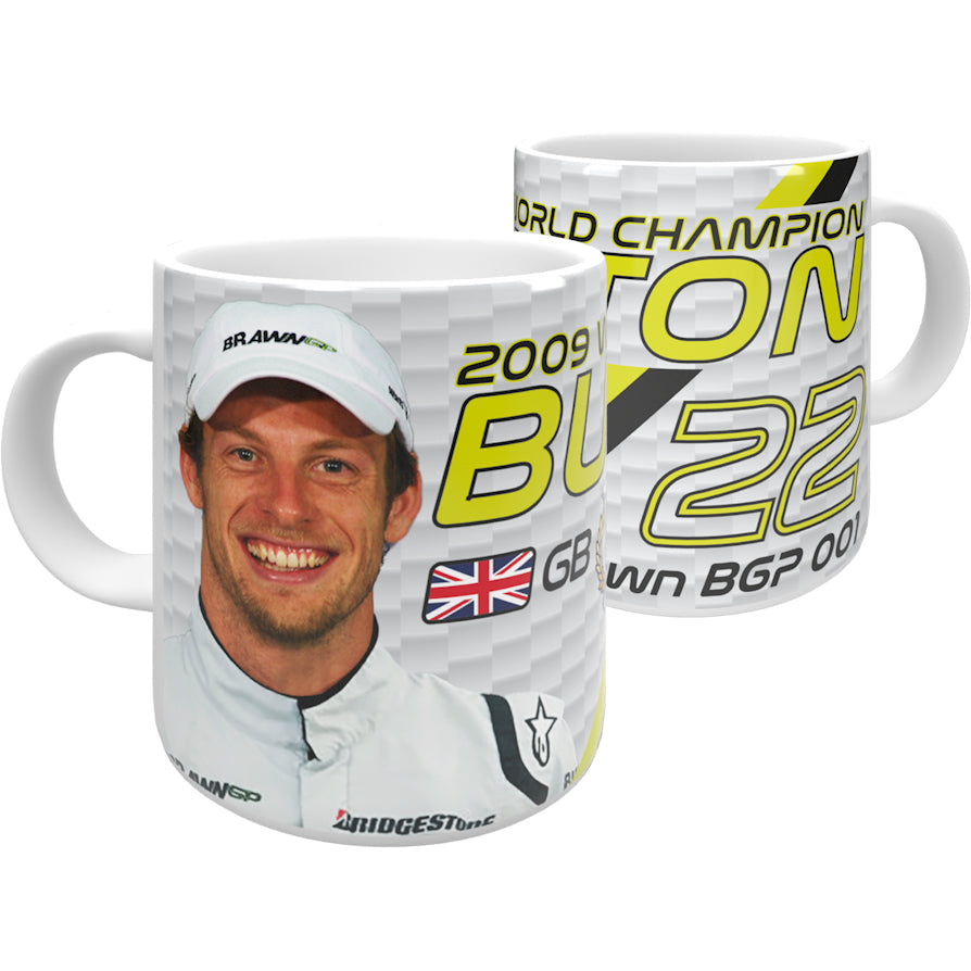 Jenson Button F1 Mug