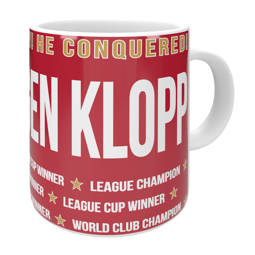 Klopp Mug He Came! He Saw! He Conquered!