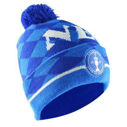 Nec Blue Bobble Hat