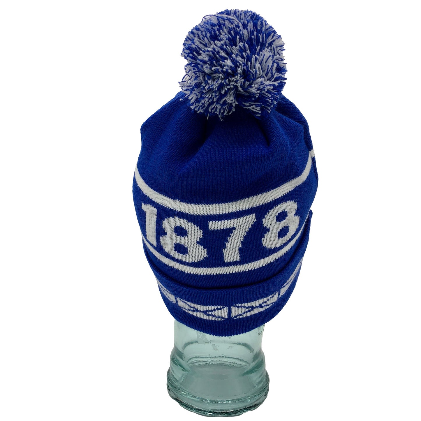 NSNO Blue White Bobble Hat