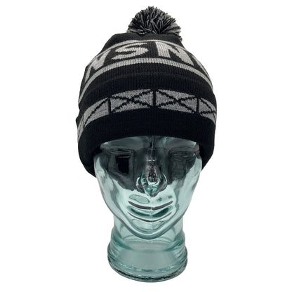 NSNO Black & Grey Bobble Hat