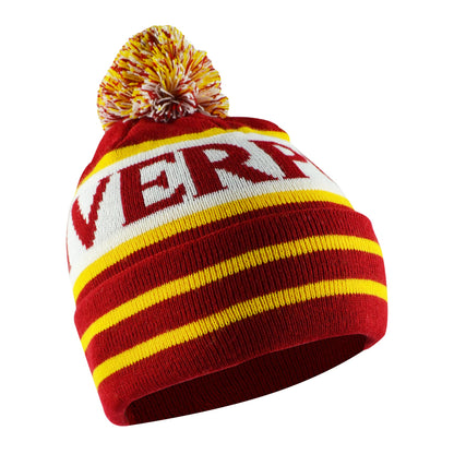 Red White & Yellow Liverpool Bobble Hat