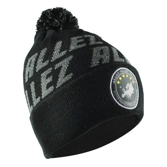 Allez Black & Grey Bobble Hat