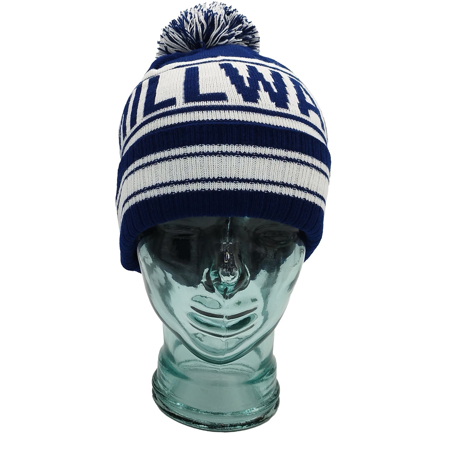 Millwall Blue & White Bobble Hat